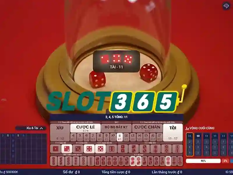 Giao diện slot365 trên thiết bị di động